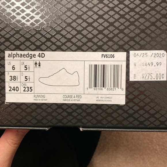 Adidas Alphaedge 4D - Picture 4 of 4